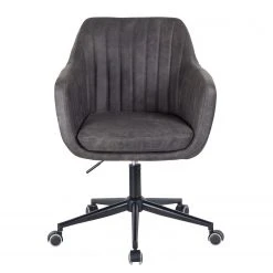 Mørteens Chaise de bureau Leedy - Imitation cuir - Gris vintage/ Noir 13 Mørteens Chaise de bureau Leedy - Imitation cuir - Gris vintage/ Noir -Chaises Soldes 1000123850 181030 16260126 GALLERYIMAGES P000000001000123850