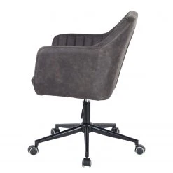 Mørteens Chaise de bureau Leedy - Imitation cuir - Gris vintage/ Noir 14 Mørteens Chaise de bureau Leedy - Imitation cuir - Gris vintage/ Noir -Chaises Soldes 1000123850 181030 16260127 GALLERYIMAGES P000000001000123850