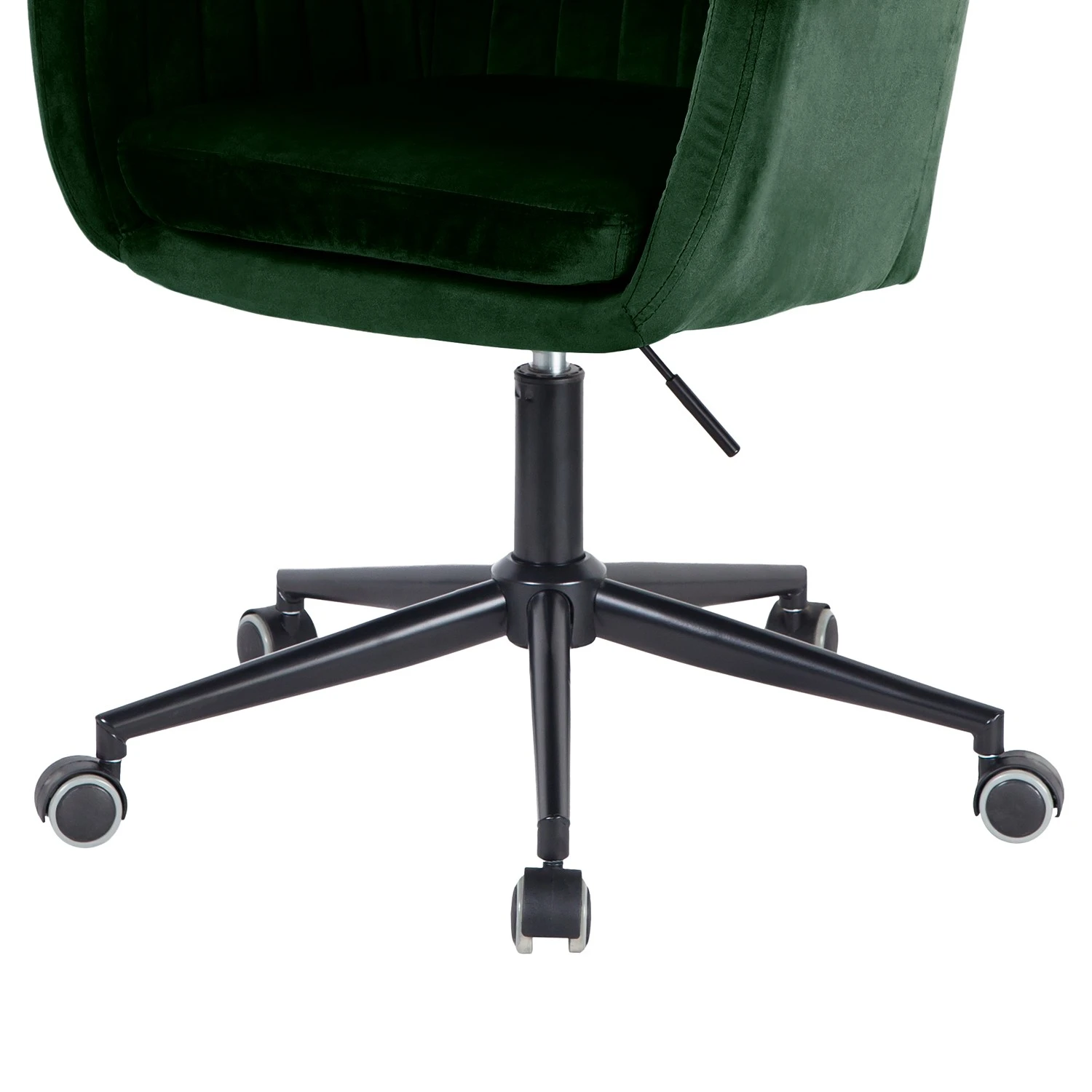 Jack & Alice Chaise de bureau Leezy - Velours - Vert / Noir 11 Jack & Alice Chaise de bureau Leezy - Velours - Vert / Noir – Image 9