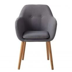 Mørteens Chaise à accoudoirs Bolands - Gris clair / Chêne 15 Mørteens Chaise à accoudoirs Bolands - Gris clair / Chêne -Chaises Soldes 1000126061 180725 07402504 GALLERYIMAGES P000000001000126061