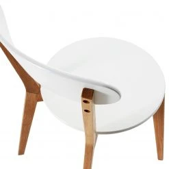 Norrwood Chaises Areia (lot de 2) - Partiellement en chêne massif - Blanc / Chêne -Chaises Soldes 1000128743 180821 08503870 GALLERYIMAGES P000000001000128743