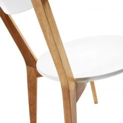Norrwood Chaises Areia (lot de 2) - Partiellement en chêne massif - Blanc / Chêne -Chaises Soldes 1000128743 180821 08503871 GALLERYIMAGES P000000001000128743