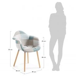 Norrwood Chaises à accoudoirs Kevya II (lot de 2) - Tissu / Hêtre massif - Menthe / Beige 11 Norrwood Chaises à accoudoirs Kevya II (lot de 2) - Tissu / Hêtre massif - Menthe / Beige -Chaises Soldes 1000128745 180821 08503982 GALLERYIMAGES P000000001000128745