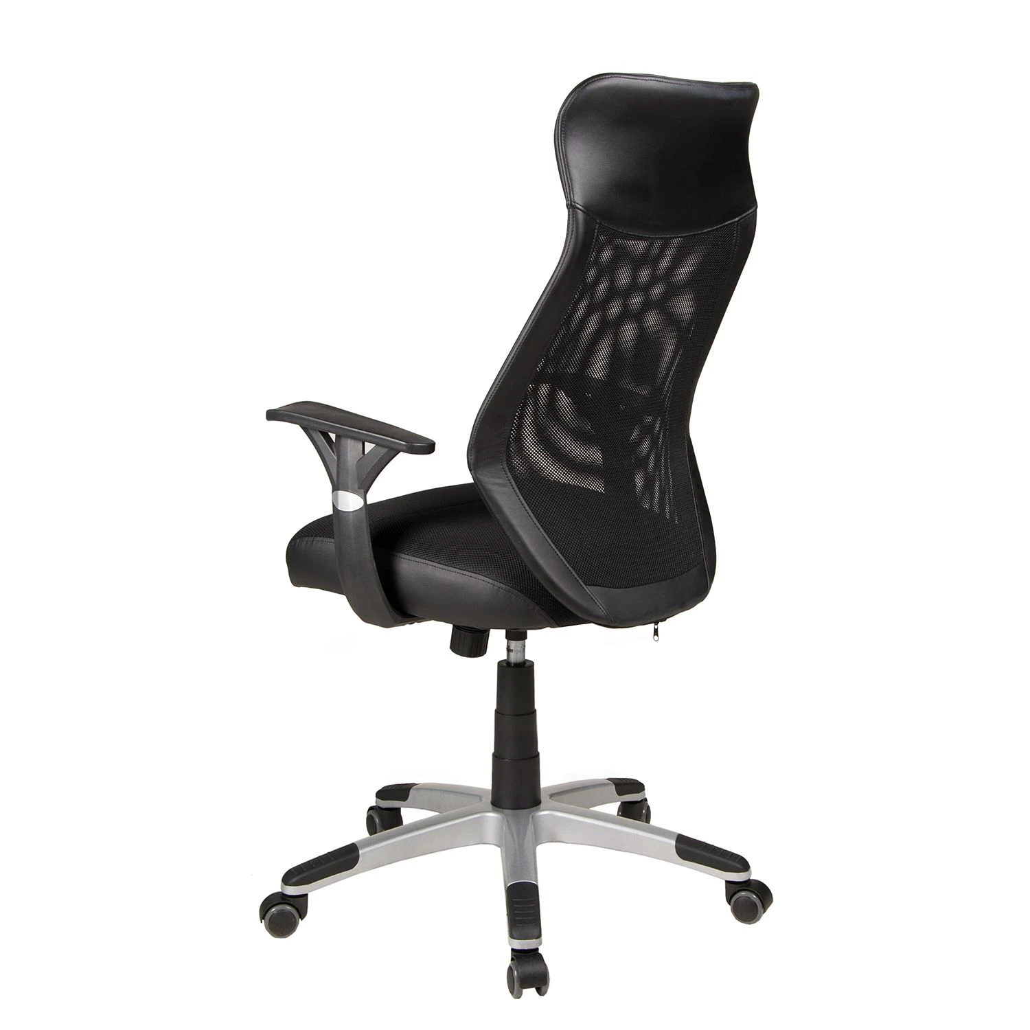 Duo Collection Fauteuil de bureau Niko - Imitation cuir / Noir 9 Duo Collection Fauteuil de bureau Niko - Imitation cuir / Noir – Image 7