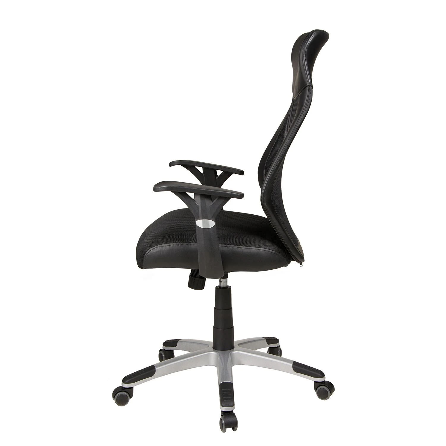 Duo Collection Fauteuil de bureau Niko - Imitation cuir / Noir 10 Duo Collection Fauteuil de bureau Niko - Imitation cuir / Noir – Image 8