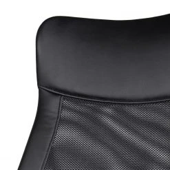Duo Collection Fauteuil de bureau Niko - Imitation cuir / Noir 19 Duo Collection Fauteuil de bureau Niko - Imitation cuir / Noir -Chaises Soldes 1000129053 180817 15164853 GALLERYIMAGES P000000001000129053