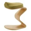 Mayer Sitzmöbel Tabouret myERCOLINO - Laine de Laneve / Placage en bois véritable - Jaune olive -Chaises Soldes 1000137067 181116 132413233 IMAGE P000000001000137067