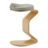 Mayer Sitzmöbel Tabouret myERCOLINO - Laine de Laneve / Placage en bois véritable - Granit -Chaises Soldes 1000137068 181116 132414236 IMAGE P000000001000137068