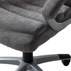 Furnitive Fauteuil de bureau Hatley III - Microfibre - Gris -Chaises Soldes 1000147206 201007 14051400030 DETAILS P000000001000147206