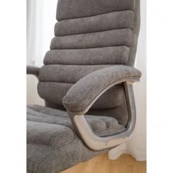 Furnitive Fauteuil de bureau Hatley III - Microfibre - Gris -Chaises Soldes 1000147206 201012 11155400034 DETAILS P000000001000147206