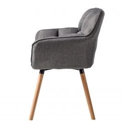 Mørteens Chaise à accoudoirs Lontras - Tissu / Chêne massif - Gris / Chêne 16 Mørteens Chaise à accoudoirs Lontras - Tissu / Chêne massif - Gris / Chêne -Chaises Soldes 1000159236 210323 15220501472 DETAILS P000000001000159236