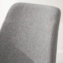 Fredriks Chaise capitonnée Molong - Tissu / Métal - Gris / Noir -Chaises Soldes 1000161907 200211 15372500004 DETAILS P000000001000161907