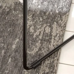 Fredriks Chaise capitonnée Molong - Tissu / Métal - Gris / Noir -Chaises Soldes 1000161907 200211 15372500007 DETAILS P000000001000161907