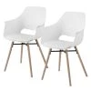 Mørteens Chaises à accoudoirs Camara (lot de 2) - Blanc -Chaises Soldes 1000163191 190315 15245500050 IMAGE P000000001000163191