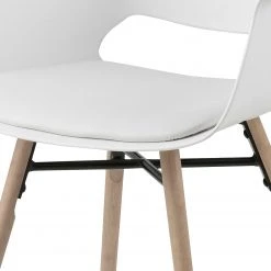 Mørteens Chaises à accoudoirs Camara (lot de 2) - Blanc -Chaises Soldes 1000163191 190315 15245500057 GALLERYIMAGES P000000001000163191