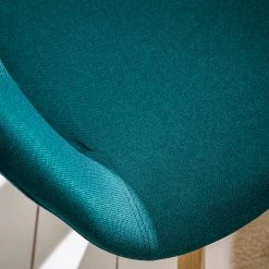 Mørteens Chaise à accoudoirs Buggio - Tissu / Hévéa massif - Tissu Cors: Pétrole - 1 chaise -Chaises Soldes 1000164525 210208 08242400030 DETAILS P000000001000164525