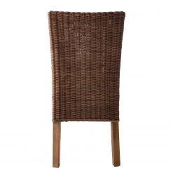 Wolf-Möbel Chaises Bali II (lot de 2) - Rotin / Bois de suar massif - Marron / Suar -Chaises Soldes 1000164657 190822 11012900010 DETAILS P000000001000164657