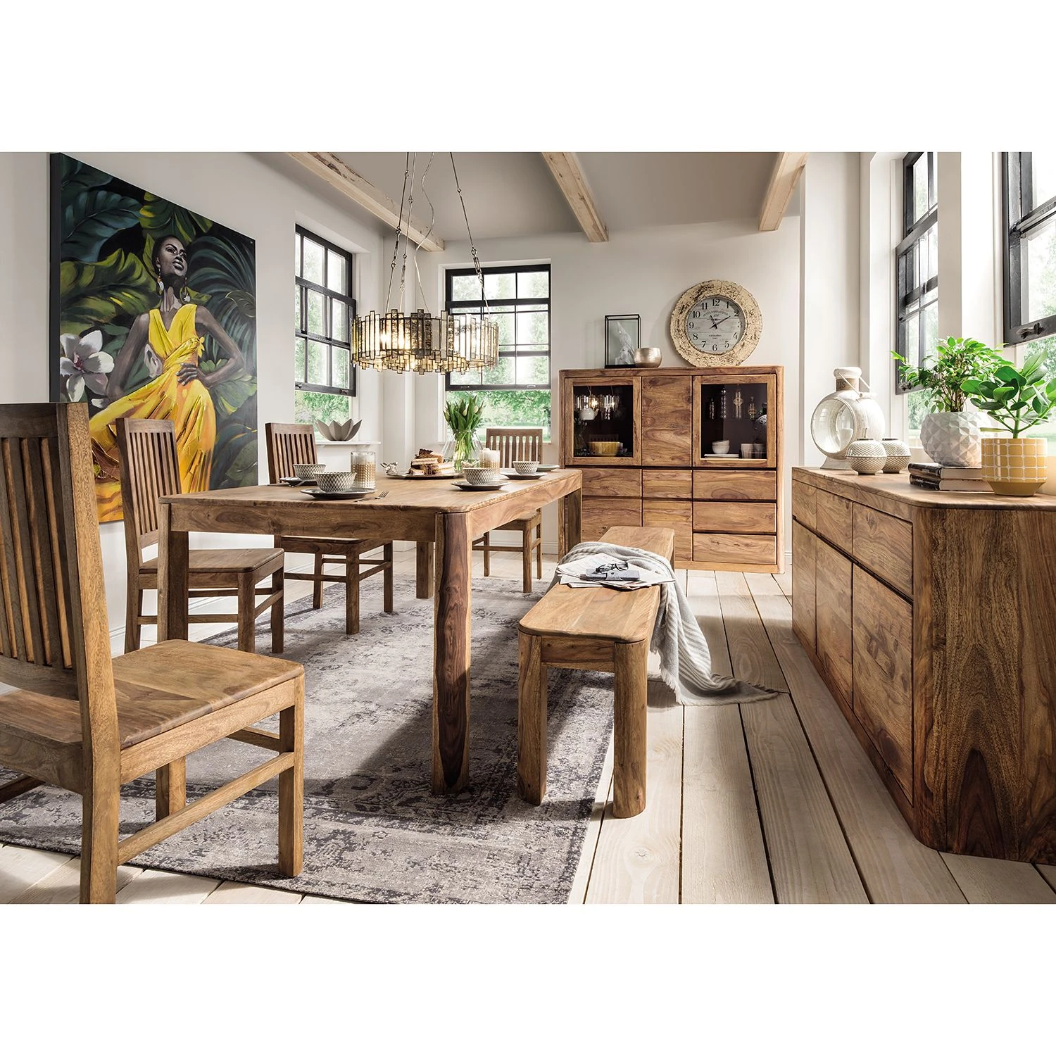 Naturoo Chaises Gaspar (lot de 2) - Sheesham massif 4 Naturoo Chaises Gaspar (lot de 2) - Sheesham massif – Image 2