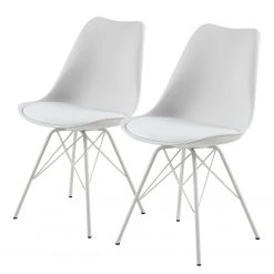 Fredriks Chaises Bonito - Blanc - Lot de 2