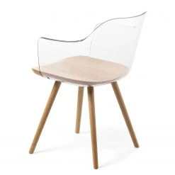 Norrwood Chaises à accoudoirs Krem (lot de 2) - Translucide -Chaises Soldes 1000167714 190327 11210700035 GALLERYIMAGES P000000001000167714