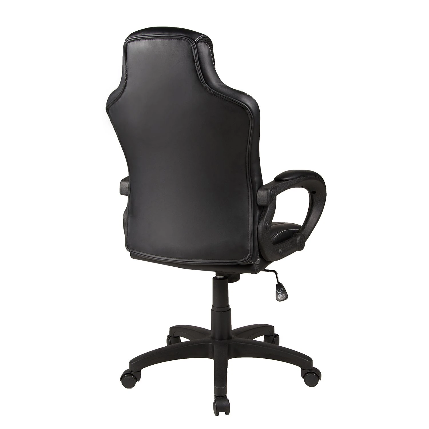 Duo Collection Fauteuil de direction Joris - Imitation cuir / Matière plastique - Noir 7 Duo Collection Fauteuil de direction Joris - Imitation cuir / Matière plastique - Noir – Image 5