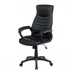 Duo Collection Fauteuil de direction Montreal - Imitation cuir / Matière plastique - Noir