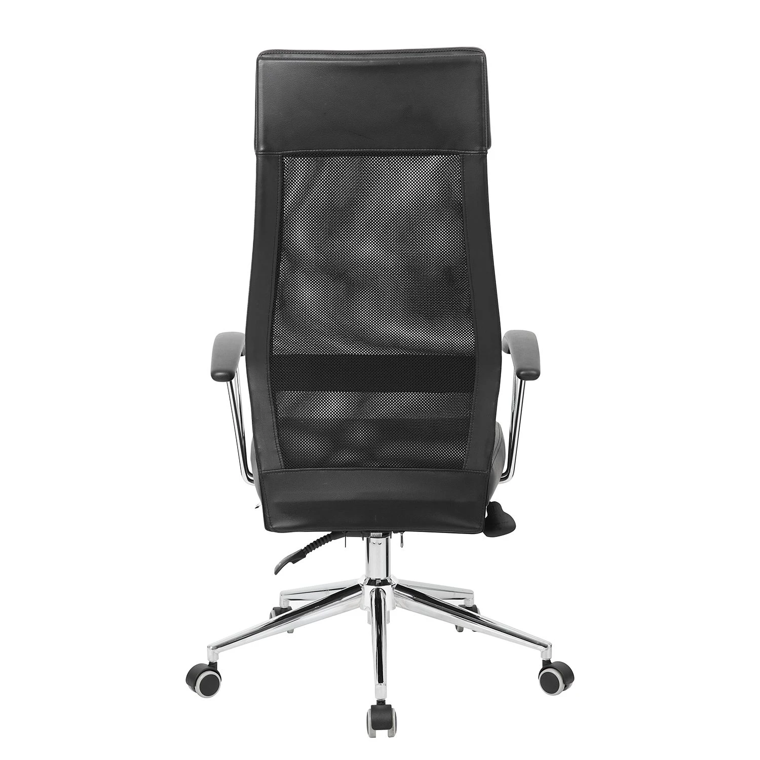 Duo Collection Chaise bureau pivotante ProfiSit Thar - Imitation cuir / Métal - Noir - Chrome 8 Duo Collection Chaise bureau pivotante ProfiSit Thar - Imitation cuir / Métal - Noir - Chrome – Image 6