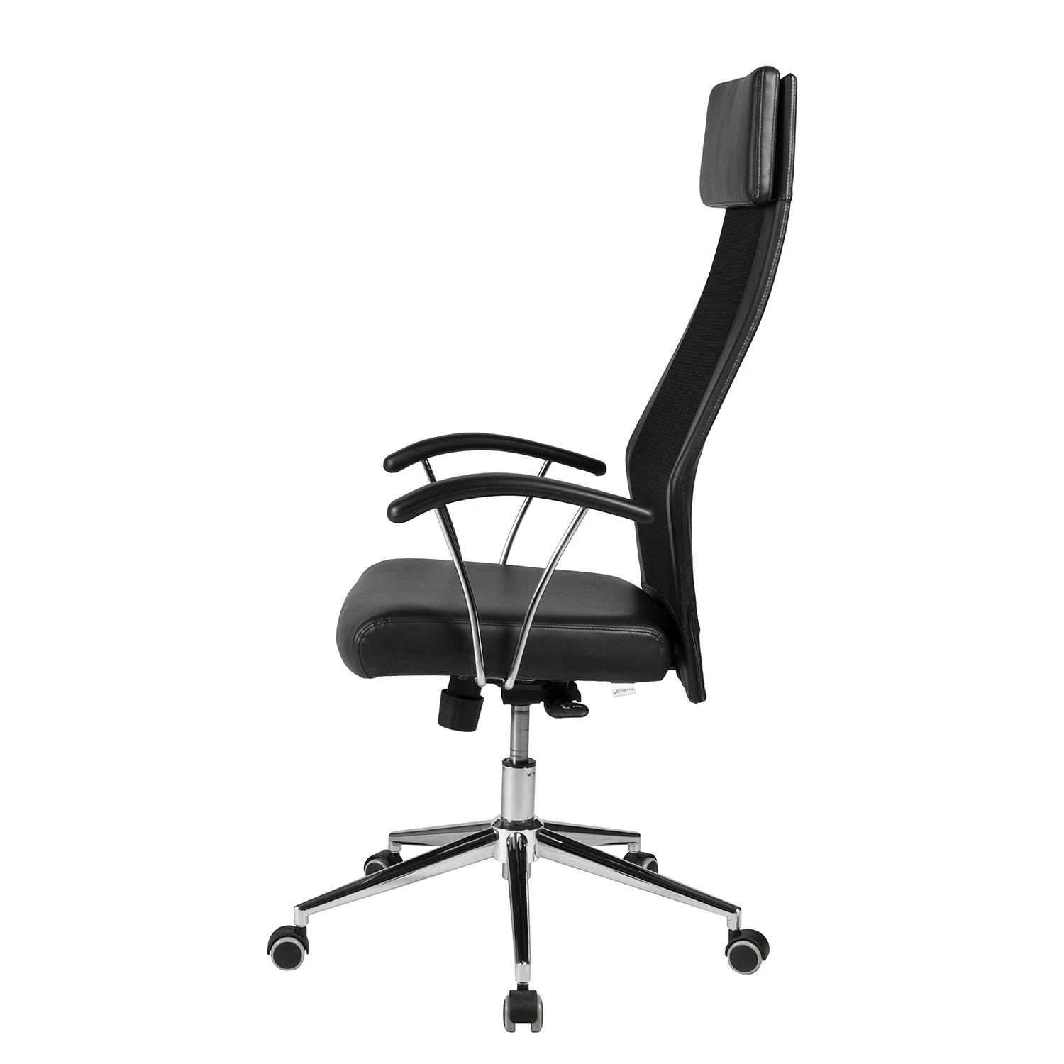 Duo Collection Chaise bureau pivotante ProfiSit Thar - Imitation cuir / Métal - Noir - Chrome 10 Duo Collection Chaise bureau pivotante ProfiSit Thar - Imitation cuir / Métal - Noir - Chrome – Image 8