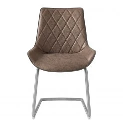 Fredriks Chaises cantilever Saval III (lot de 2) - Imitation cuir / Acier inoxydable - Marron vintage 18 Fredriks Chaises cantilever Saval III (lot de 2) - Imitation cuir / Acier inoxydable - Marron vintage -Chaises Soldes 1000169676 191004 07033300023 DETAILS P000000001000169676