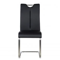 Fredriks Chaises cantilever Ratos (lot de 2) - Imitation cuir / Acier inoxydable - Noir 21 Fredriks Chaises cantilever Ratos (lot de 2) - Imitation cuir / Acier inoxydable - Noir -Chaises Soldes 1000169678 220404 030 DETAILS P000000001000169678