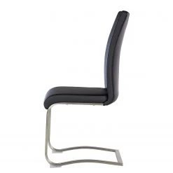 Fredriks Chaises cantilever Ratos (lot de 2) - Imitation cuir / Acier inoxydable - Noir 22 Fredriks Chaises cantilever Ratos (lot de 2) - Imitation cuir / Acier inoxydable - Noir -Chaises Soldes 1000169678 220404 031 DETAILS P000000001000169678