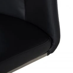 Fredriks Chaises cantilever Ratos (lot de 2) - Imitation cuir / Acier inoxydable - Noir 28 Fredriks Chaises cantilever Ratos (lot de 2) - Imitation cuir / Acier inoxydable - Noir -Chaises Soldes 1000169678 220404 037 DETAILS P000000001000169678