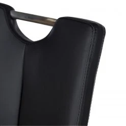 Fredriks Chaises cantilever Ratos (lot de 2) - Imitation cuir / Acier inoxydable - Noir 30 Fredriks Chaises cantilever Ratos (lot de 2) - Imitation cuir / Acier inoxydable - Noir -Chaises Soldes 1000169678 220404 039 DETAILS P000000001000169678