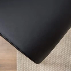 Fredriks Chaises cantilever Ratos (lot de 2) - Imitation cuir / Acier inoxydable - Noir 35 Fredriks Chaises cantilever Ratos (lot de 2) - Imitation cuir / Acier inoxydable - Noir -Chaises Soldes 1000169678 220819 045 DETAILS P000000001000169678