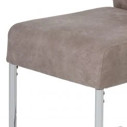 Loftscape Chaises cantilever Lopten II (lot de 2) - Imitation cuir / Acier - Chrome -Chaises Soldes 1000171105 190418 11493400109 GALLERYIMAGES P000000001000171105