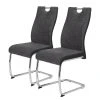 Loftscape Chaise cantilever La Luna - Anthracite - Lot de 2 -Chaises Soldes 1000171106 190418 11493400111 IMAGE P000000001000171106