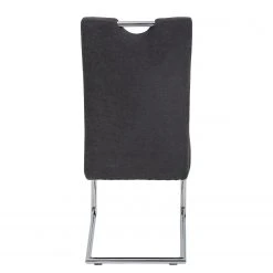 Loftscape Chaises cantilever Lopten I (lot de 2) - Tissu / Acier - Chrome -Chaises Soldes 1000171117 190418 11493800173 GALLERYIMAGES P000000001000171117