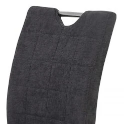 Loftscape Chaises cantilever Lopten I (lot de 2) - Tissu / Acier - Chrome -Chaises Soldes 1000171117 190418 11493900174 GALLERYIMAGES P000000001000171117