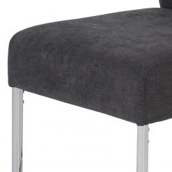 Loftscape Chaises cantilever Lopten I (lot de 2) - Tissu / Acier - Chrome -Chaises Soldes 1000171117 190418 11493900175 GALLERYIMAGES P000000001000171117