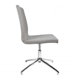 Topstar Chaise de bureau Cube I - Tissu / Acier - Chrome - Gris clair -Chaises Soldes 1000173802 190517 10330400060 GALLERYIMAGES P000000001000173802