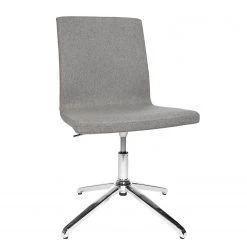 Topstar Chaise de bureau Cube I - Tissu / Acier - Chrome - Gris clair -Chaises Soldes 1000173802 190517 10330500062 GALLERYIMAGES P000000001000173802