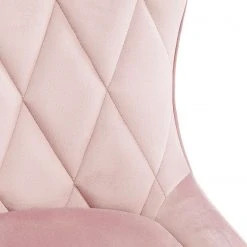 Kare Design Chaise capitonnée Black Marshall - Velours / Hêtre massif - Rose / Noir -Chaises Soldes 1000174200 190515 06332600137 GALLERYIMAGES P000000001000174200