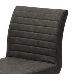 Ars manufacti Chaises cantilever Finga I (lot de 2) - Cuir synthétique Kasai: Gris - Noir 15 Ars manufacti Chaises cantilever Finga I (lot de 2) - Cuir synthétique Kasai: Gris - Noir -Chaises Soldes 1000176437 201021 10343200116 DETAILS P000000001000176437