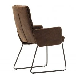 Red Living Chaise à accoudoirs Parks - Marron vintage 24 Red Living Chaise à accoudoirs Parks - Marron vintage -Chaises Soldes 1000176445 210302 08270900022 DETAILS P000000001000176445