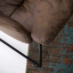 Red Living Chaise à accoudoirs Parks - Marron vintage 30 Red Living Chaise à accoudoirs Parks - Marron vintage -Chaises Soldes 1000176445 210302 08272400028 DETAILS P000000001000176445