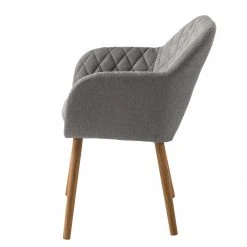 Mørteens Chaise à accoudoirs Amalis - Tissu / Chêne massif - Gris / Chêne 18 Mørteens Chaise à accoudoirs Amalis - Tissu / Chêne massif - Gris / Chêne -Chaises Soldes 1000176578 191017 10280500010 DETAILS P000000001000176578