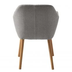 Mørteens Chaise à accoudoirs Amalis - Tissu / Chêne massif - Gris / Chêne 19 Mørteens Chaise à accoudoirs Amalis - Tissu / Chêne massif - Gris / Chêne -Chaises Soldes 1000176578 191017 10280500011 DETAILS P000000001000176578