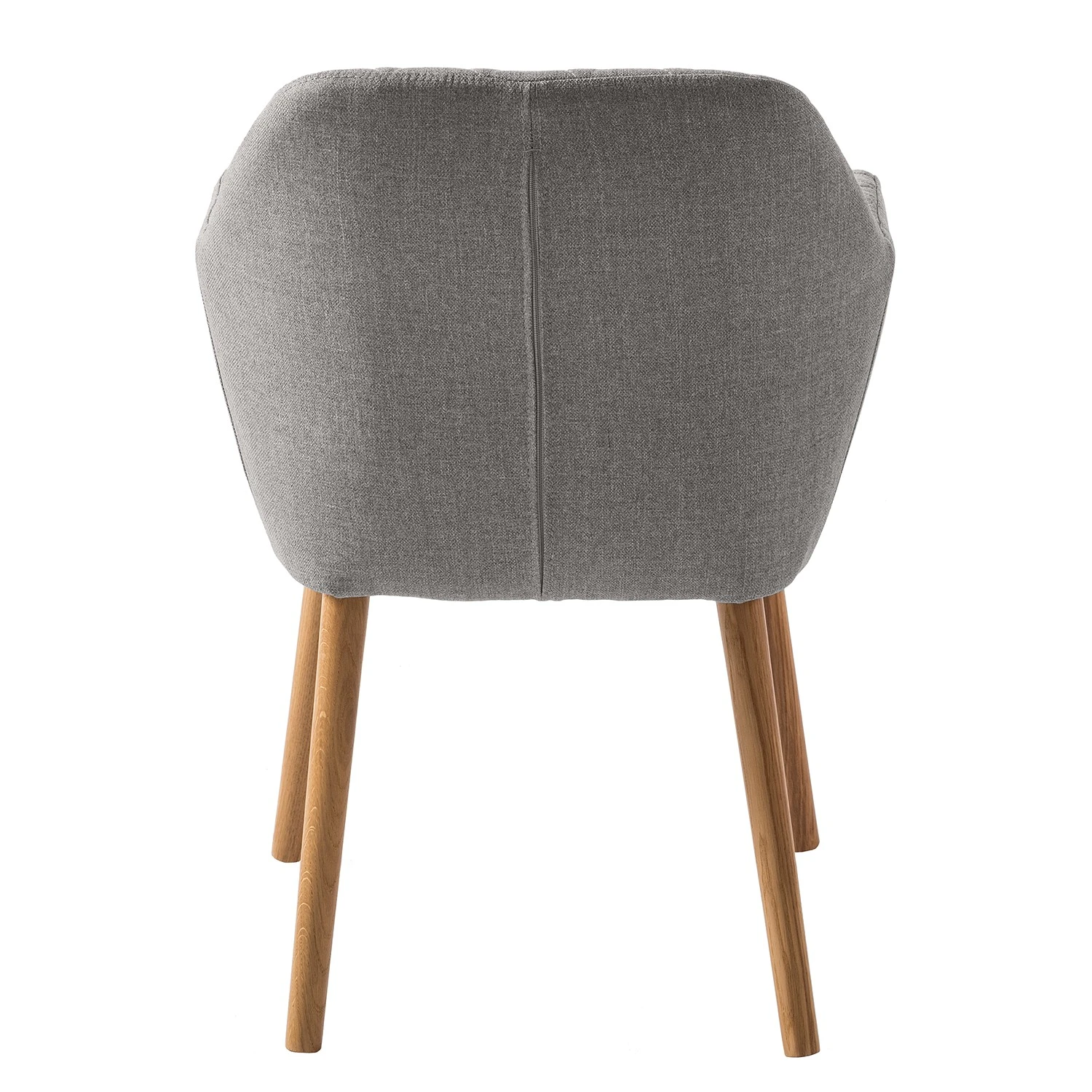 Mørteens Chaise à accoudoirs Amalis - Tissu / Chêne massif - Gris / Chêne 7 Mørteens Chaise à accoudoirs Amalis - Tissu / Chêne massif - Gris / Chêne – Image 5