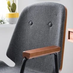 Studio Copenhagen Chaise de bureau pivotante Ganalu I - Tissu / acier 18 Studio Copenhagen Chaise de bureau pivotante Ganalu I - Tissu / acier -Chaises Soldes 1000176722 190614 12071800119 GALLERYIMAGES P000000001000176722