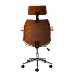 Fredriks Chaise de bureau pivotante Viiki - Imitation cuir / Acier inoxydable - Blanc / Noyer 19 Fredriks Chaise de bureau pivotante Viiki - Imitation cuir / Acier inoxydable - Blanc / Noyer -Chaises Soldes 1000176727 201022 13191400030 DETAILS P000000001000176727